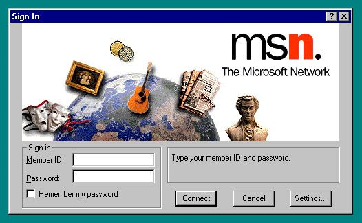 The Microsoft Network Windows 95